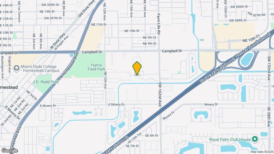 1622 Sunrise Blvd Map and Location Details