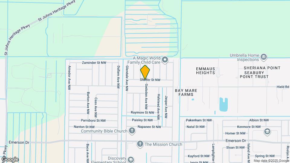 1618 Shelter St NW Map and Location Details