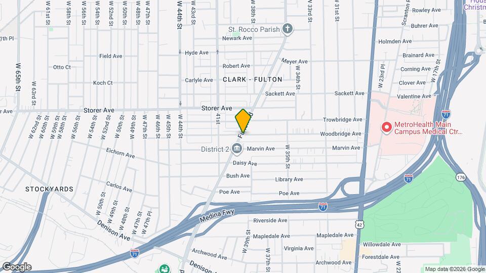 3435 Fulton Rd Map and Location Details