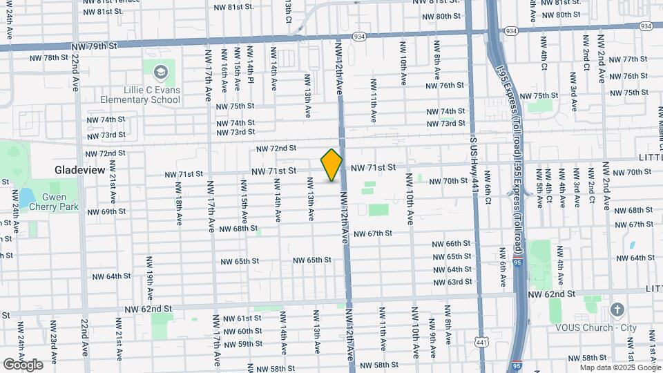 1230 NW 70th St Map and Location Details