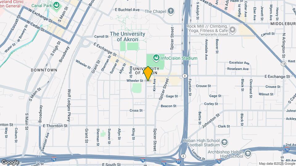 409 Brown St Map and Location Details
