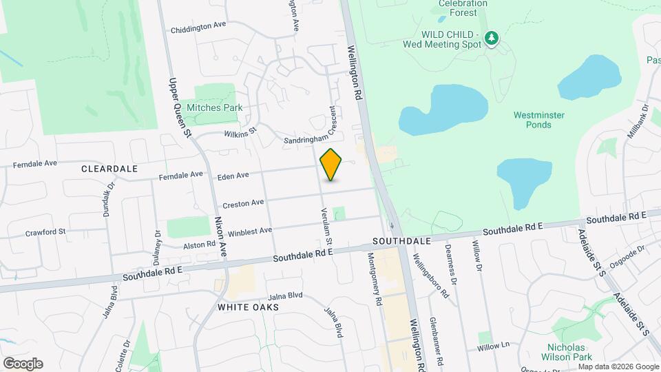 638 Creston Ave Map and Location Details