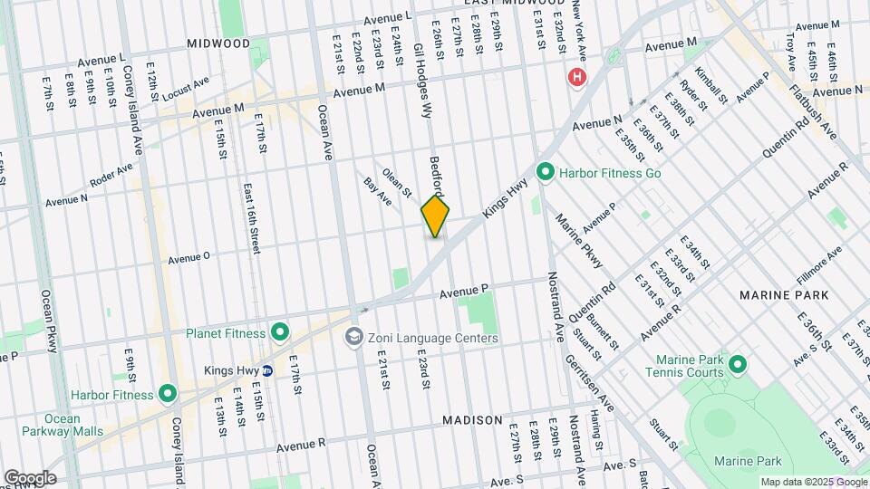 2425 Kings Hwy Mapa y Detalles de la Ubicación