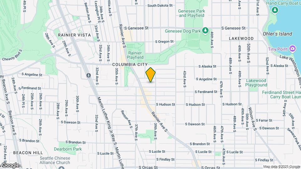 3828 S Edmunds St Map and Location Details