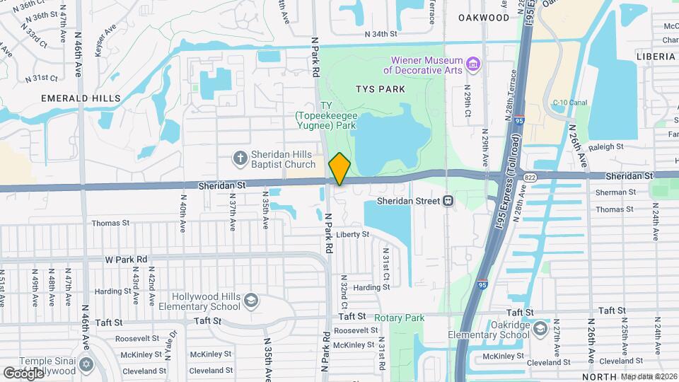 2420 Park Ln Mapa y Detalles de la Ubicación