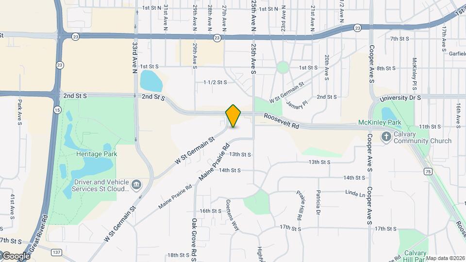 727 Apartments Map and Location Details