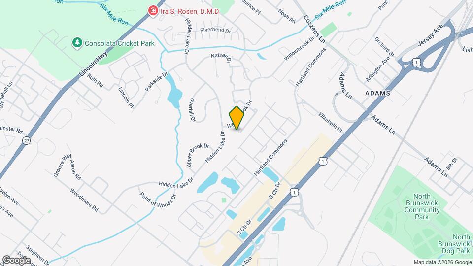 384 Willowbrook Dr Map and Location Details