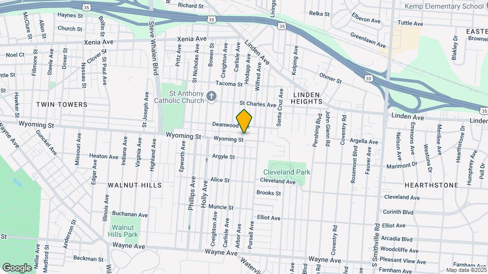 2301 Wyoming St Map and Location Details