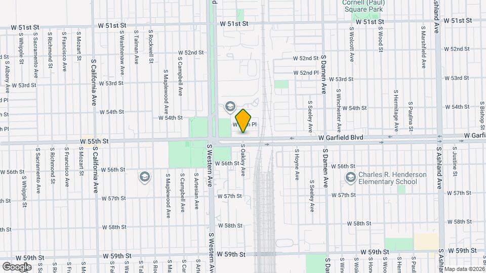 2254 W Garfield Blvd Map and Location Details