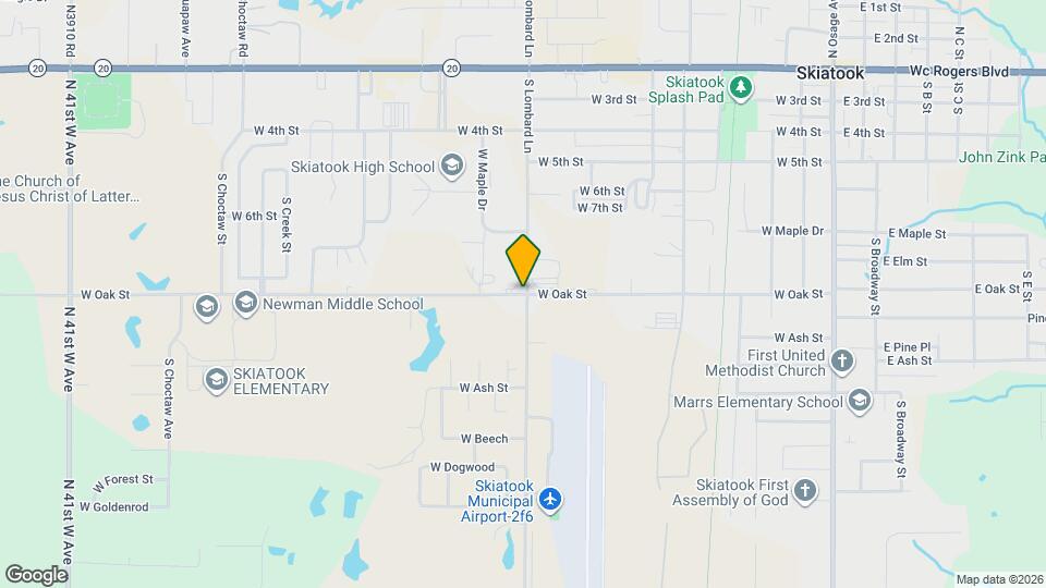 Oak Timbers Skiatook Map and Location Details