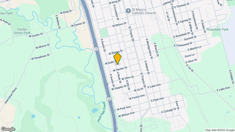 1315 S Rusk St Map and Location Details