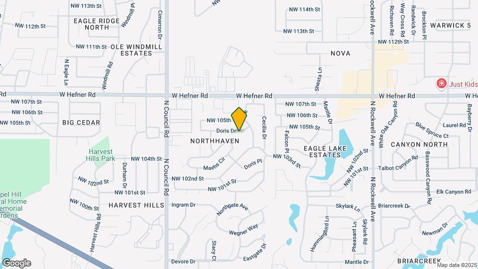 7714 Doris Dr Map and Location Details