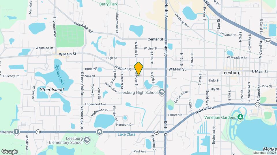 200 S Moss St Map and Location Details