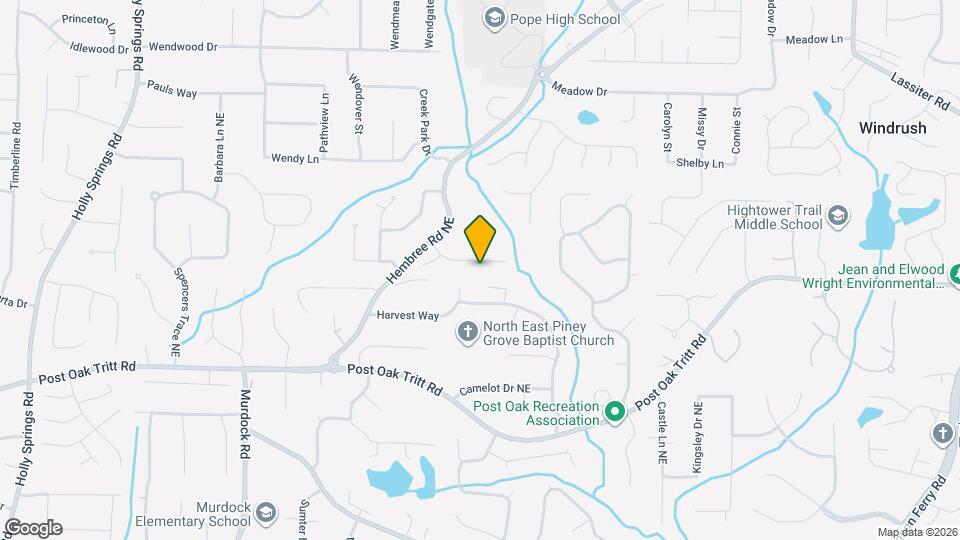 3302 Greencastle Chase NE Map and Location Details