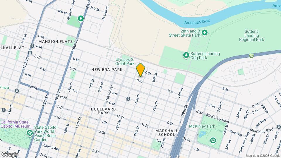 2321 D St Mapa y Detalles de la Ubicación