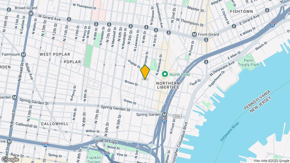 820-24 N 3rd St, Unit UNIT 204 Map and Location Details