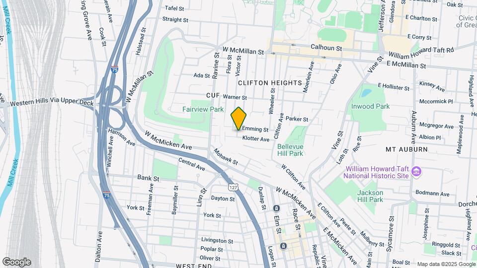 2158 Stratford Ave Map and Location Details