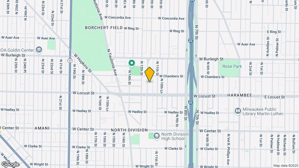 2944 N 12th St Map and Location Details