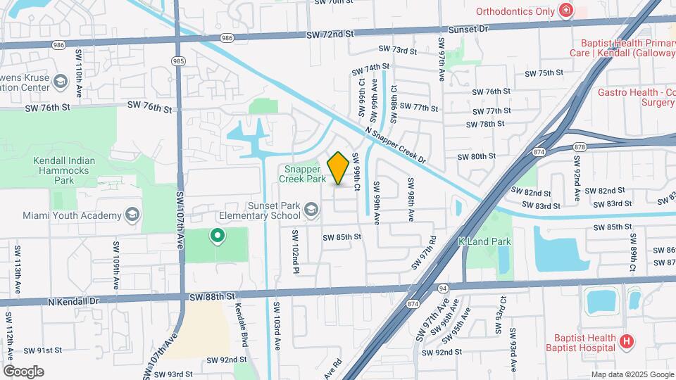 8201 SW 101st Ave Map and Location Details