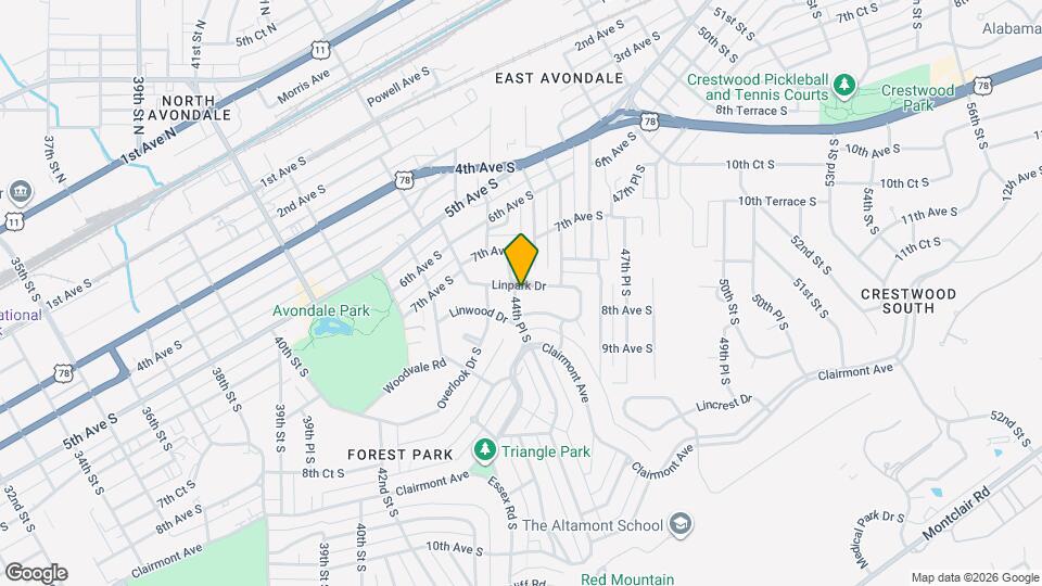 4501 Linpark Dr Map and Location Details