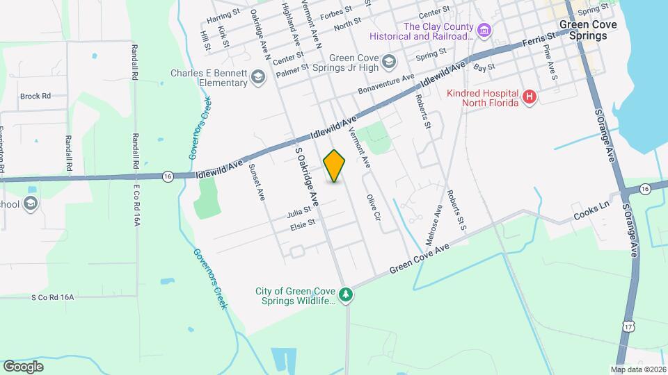 411 Pearl St Map and Location Details