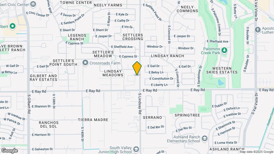 1507 S Honeysuckle Ln Mapa y Detalles de la Ubicación