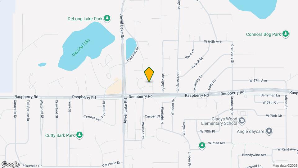 3601 Raspberry Rd Map and Location Details