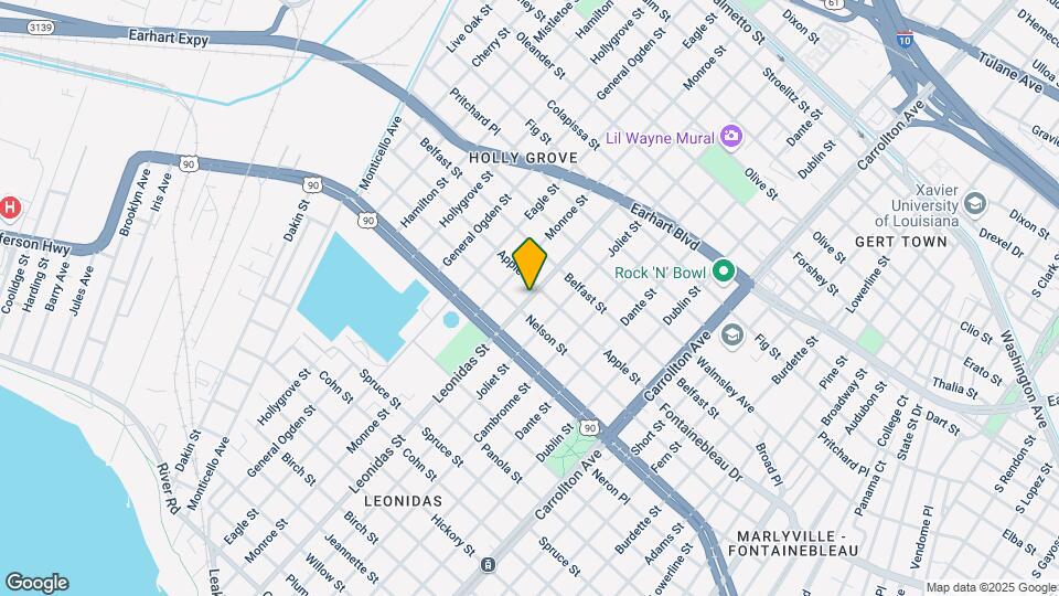 2520 Leonidas St Map and Location Details