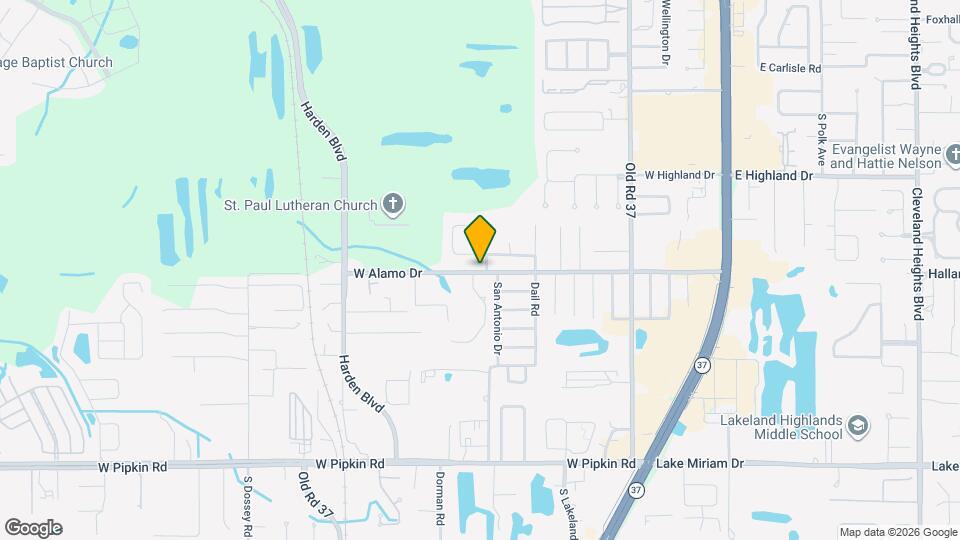 637 W Alamo Dr Map and Location Details