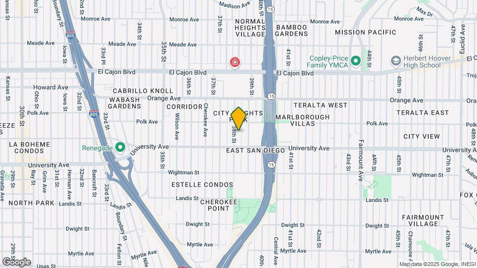4051 N 38th St Mapa y Detalles de la Ubicación