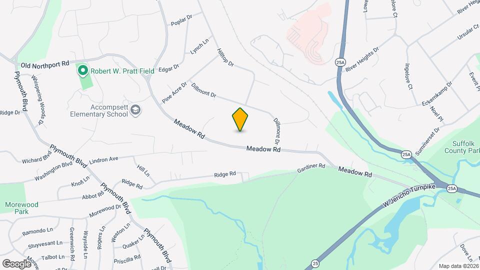 721 Meadow Rd Map and Location Details