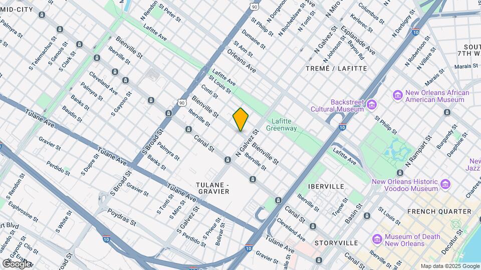 2230 Bienville St Map and Location Details