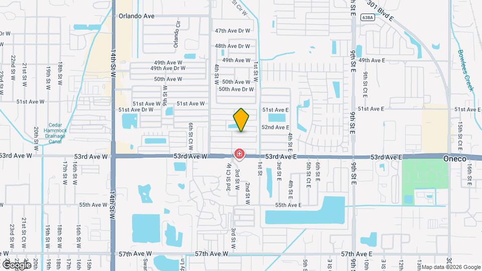 205 52nd Ave Dr W Map and Location Details