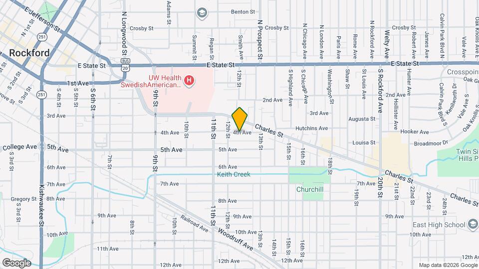 1623 4th Ave, Unit 2 Mapa y Detalles de la Ubicación