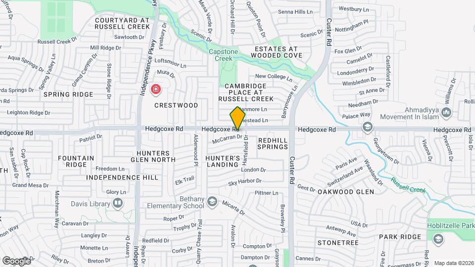 2409 McCarran Dr Map and Location Details