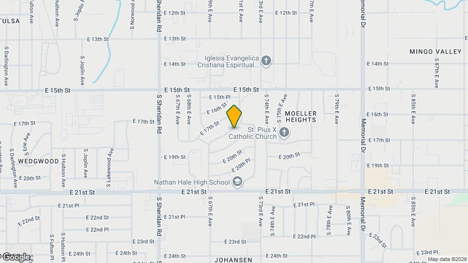 6958 E 18th St Map and Location Details