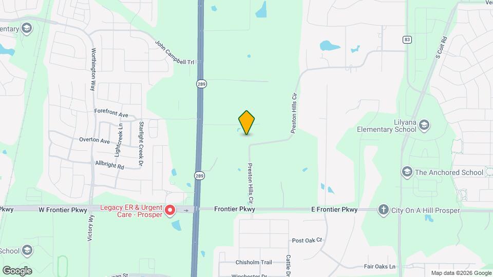 3315 Preston Hills Cir Map and Location Details