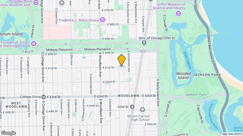 6101 S Kenwood Ave Mapa y Detalles de la Ubicación
