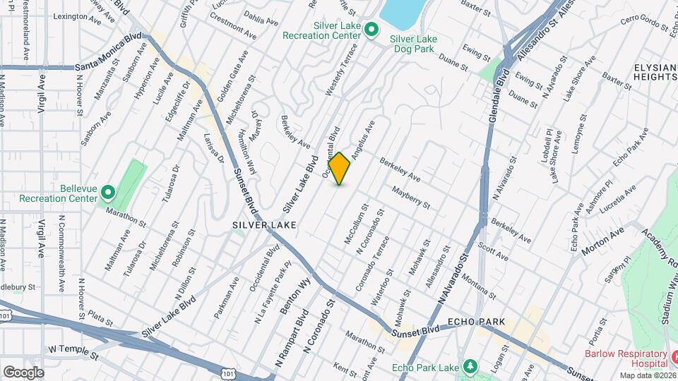 1448 Angelus Ave Map and Location Details