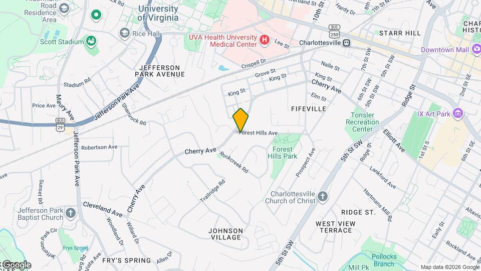 1122 Forest Hills Ave, Unit A Mapa y Detalles de la Ubicación