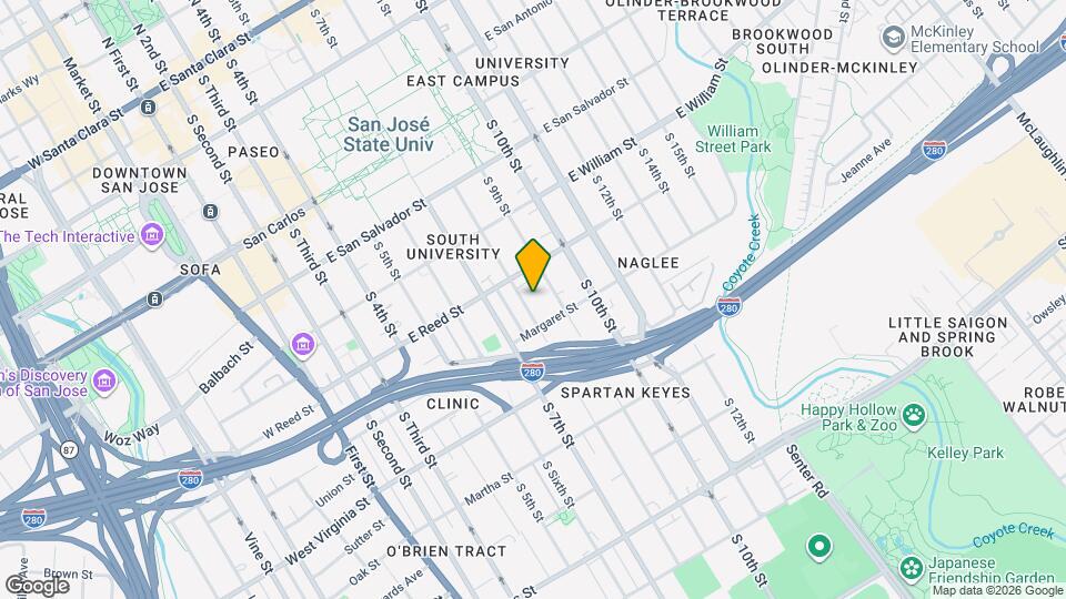 650 S 8th St, Unit APT 14 Map and Location Details