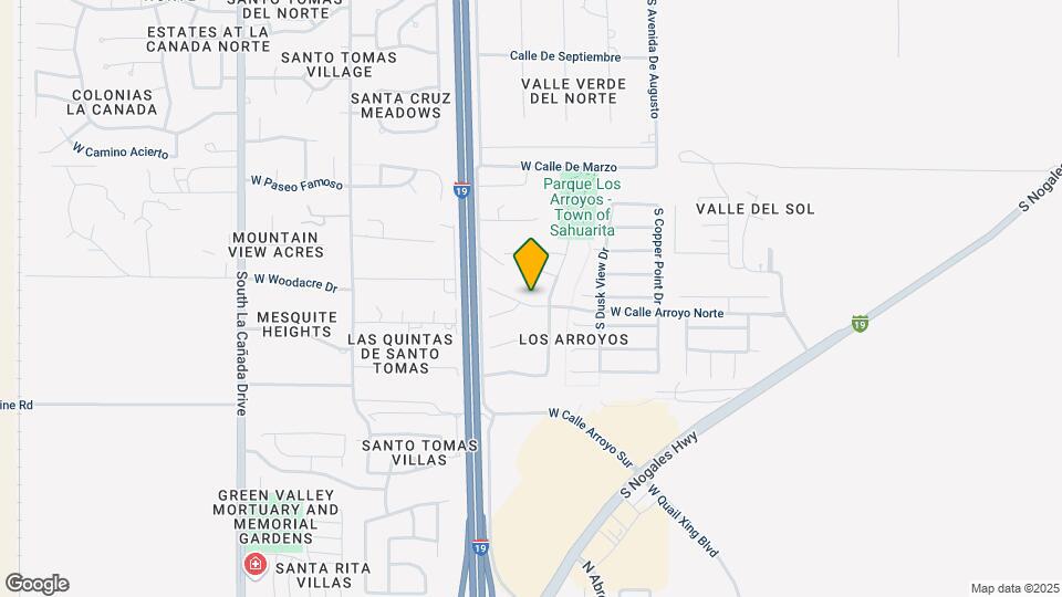 862 W Calle Arroyo Norte Map and Location Details
