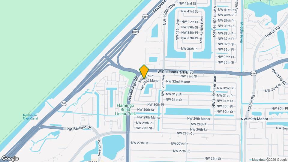 3277 NW 123rd Ave Map and Location Details