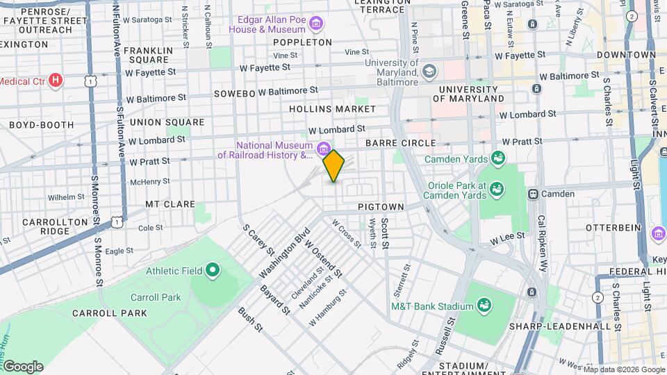 322 S Poppleton St Mapa y Detalles de la Ubicación