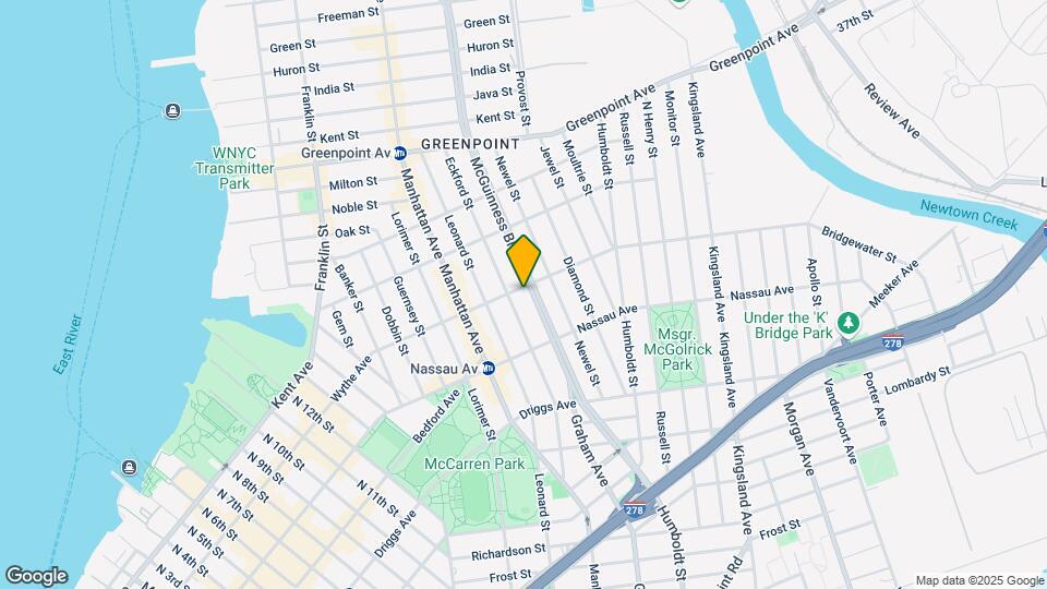130 Norman Ave Mapa y Detalles de la Ubicación