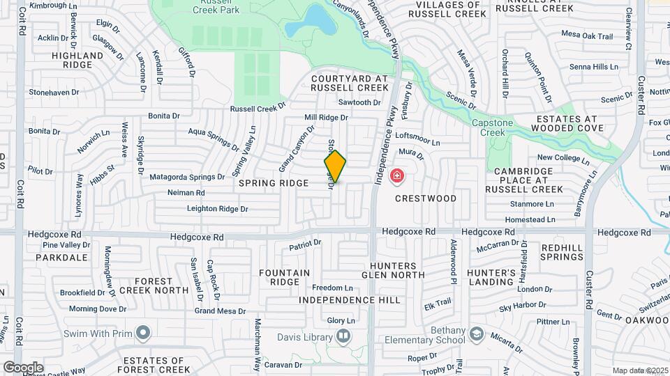 8116 Stone Ridge Dr Map and Location Details