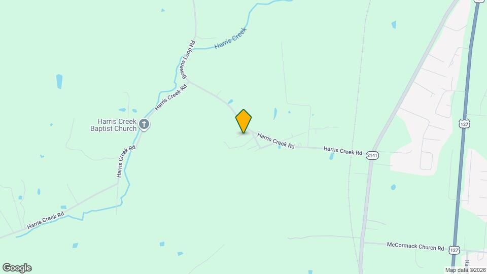 597 Harris Creek Rd Map and Location Details