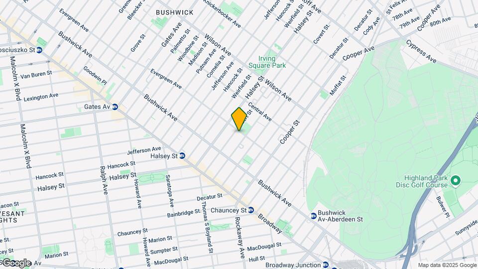 690 Evergreen Avenue Map and Location Details