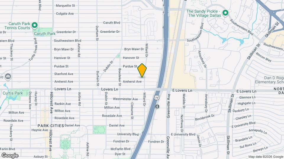 2704 Amherst Ave Map and Location Details