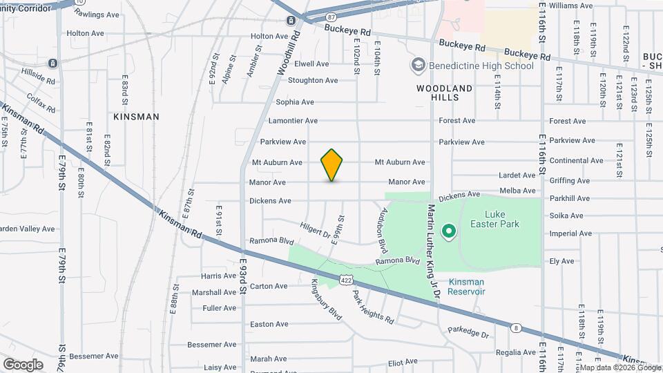 9904 Manor Ave Mapa y Detalles de la Ubicación